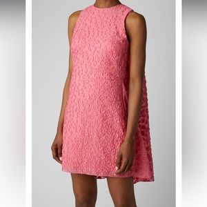 Brandon Maxwell Pink Leopard Mini Dress